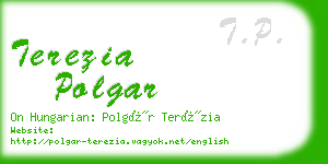 terezia polgar business card